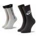 Nike Súprava 2 párov vysokých pánskych ponožiek CK5609 904 Čierna