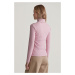 ROLÁK GANT SLIM RIB TURTLENECK DUSTY PINK