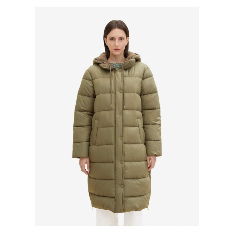 Khaki Women's Winter Quilted Double-Sided Coat Tom Tailor - Women