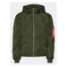 Alpha Industries Prechodná bunda Logo 108107 Zelená Regular Fit