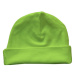 Link Kids Wear Dojčenská bavlnená čiapka X944 Lime Green