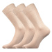 Boma Radovan-a Unisex ponožky - 3 páry BM000000591700100275 béžová