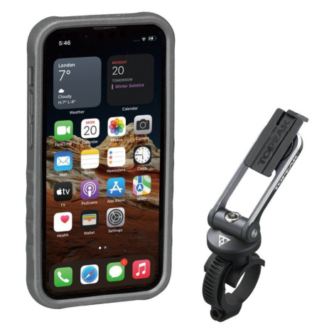 TOPEAK obal RIDECASE pre iPhone 13 Mini čierna/sivá