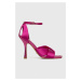 Sandále Guess HYSON2 ružová farba, FL6H2S SAT03