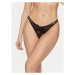 Calvin Klein Underwear Stringové nohavičky 000QF7753E Čierna