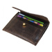 O My Bag Amsterdam -  Cardholder Dark Brown Hunter Leather