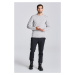 SVETER GANT SUPERFINE LAMBSWOOL CREW LIGHT GREY MELANGE