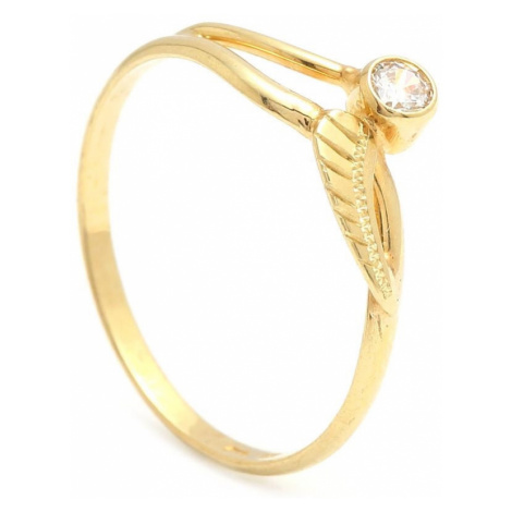 Zlatý dámsky prsteň ORNELLA