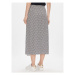 Tommy Hilfiger Trapézová sukňa Seal Aop Wrap Midi Skirt WW0WW40757 Modrá Regular Fit