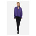 Košeľa La Martina Woman Shir L/S Shiny Georgette Tillandsia Purple