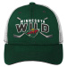 Minnesota Wild detská čiapka baseballová šiltovka Core Lockup Trucker Snapback