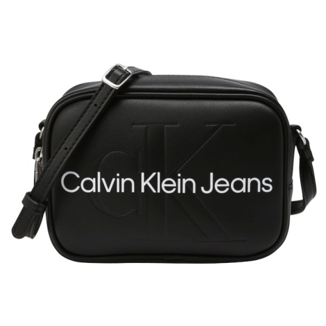 Calvin Klein Jeans Taška cez rameno  čierna / biela