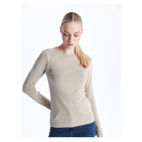 LC Waikiki Crew Neck Plain Long Sleeve Women's T-Shirt