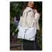 Madamra White Patent Leather Women's Belt Cornered Patent Leather Shoulder Bag