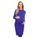 Fialové tehotenské šaty 40026