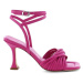 Kožené sandále Kennel & Schmenger Nora ružová farba, 91-87620
