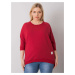 Bavlněná plus size mikina model 16971016 - FPrice