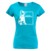 Dámské tričko s potlačou Brabantského grifona tep - skvelý darček pre milovníkov psov