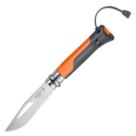 Opinel N°08 Stainless Steel Outdoor Plastic Orange Turistický nôž