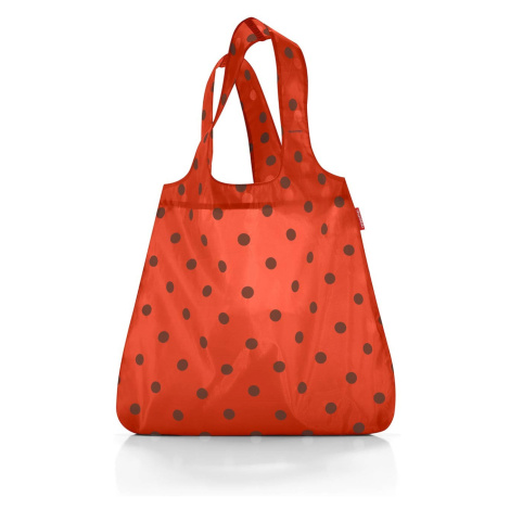 Skladacia taška Mini Maxi Shopper Dots orange Reisenthel