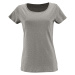 SOĽS Milo Women Dámske tričko - organická bavlna SL02077 Grey melange