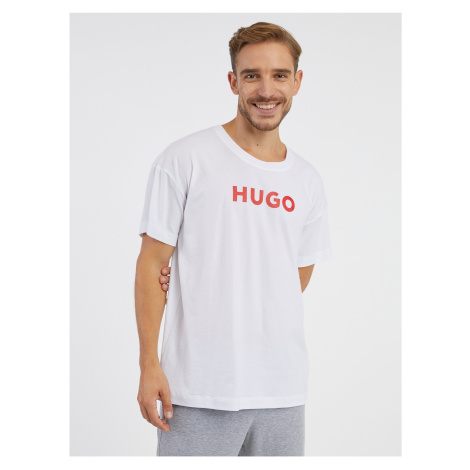Biele pánske tričko HUGO Hugo Boss