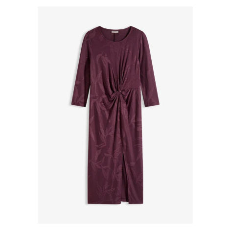 Midi šaty, žakárové bonprix