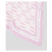 Šatka Karl Lagerfeld K/Monogram Pleated Scarf Orchid Pink