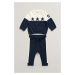 DETSKÝ SET GANT STAR AND G KNITTED SET EVENING BLUE