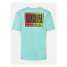 Quiksilver Tričko Long Fade EQYZT07670 Modrá Regular Fit