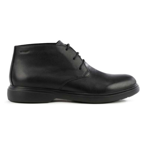 Kožené topánky Geox U OTTAVIO B pánske, čierna farba, U16DCB 00043 C9999