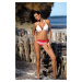 Paloma Bianco-Red Carpet M-550 Swimsuit White and Red