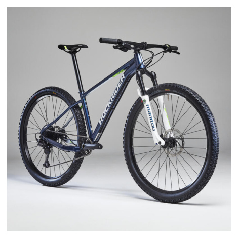 Modrá horské bicykle