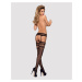 Pančuchy Garter stockings S214 Obsessive