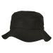 Cap with elastic adjustment bucket black