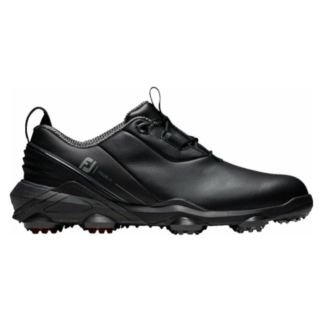 Footjoy Tour Alpha Mens Golf Shoes Black/Charcoal/Red Pánske golfové topánky