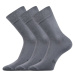 Lonka Dasilver Pánske ponožky - 3 páry BM000000563500100507 svetlo šedá
