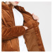 Urban Classics Boxy Corduroy Puffer Jacket hnědá