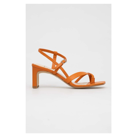 Kožené sandále Vagabond Shoemakers LUISA oranžová farba, 5312.301.44