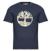 Timberland  Camo Tree Logo Short Sleeve Tee  Tričká s krátkym rukávom Námornícka modrá