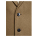 Hnedý kabát s prímesou vlny Jack & Jones Moulder