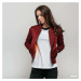 Urban Classics Ladies Basic Bomber Jacket Wine