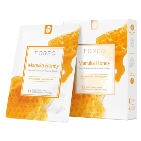 Foreo Plátýnková maska Manuka Honey 3 x 20 g