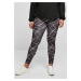 Women's AOP Geometric Black Leggings