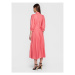 Closet London Každodenné šaty D8163 Ružová Regular Fit