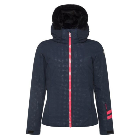 Rossignol W CONTROLE JKT (LTS) Dámska lyžiarska bunda, tmavo modrá, veľkosť
