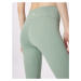 ADIDAS PERFORMANCE Športové nohavice 'Studio Luxe'  pastelovo zelená / biela
