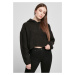 Women's Oversized Hooded Sweater - Black