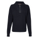 Tommy Hilfiger Sveter - HAYANA CABLE ZIP-UP SWEATER modrý