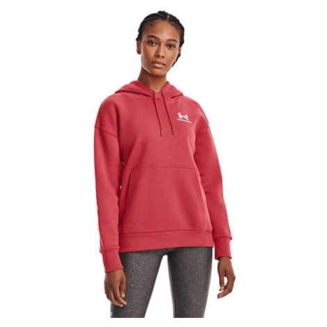 Under Armour Essential Dámska fleecová mikina s kapucňou, lososová, veľ. XS 91379-xs